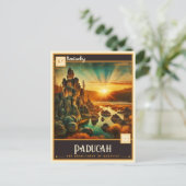 Paducah, Kentucky | VINTAG Postkarte (Stehend Vorderseite)