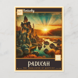 Paducah, Kentucky Vintage Postkarte