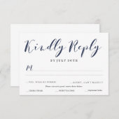 Paduka Script-UAWG | ABWEICHUNGEN RSVP Karte (Vorne/Hinten)