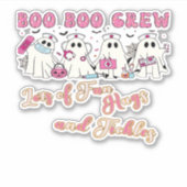 Paediactric Nurse Fun Halloween Design Essential T Aufkleber (Vorderseite)