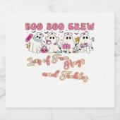 Paediactric Nurse Fun Halloween Design Essential T Schaumweinetikett (Einzelnes Label)