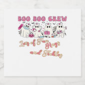 Paediactric Nurse Fun Halloween Design Essential T Schaumweinetikett (Einzelnes Label)