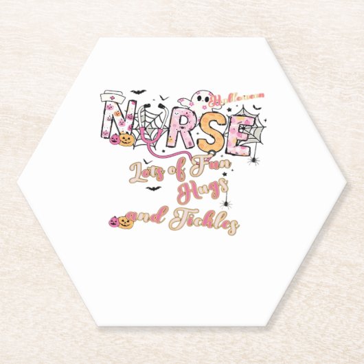 Paediactric Nurse Fun Halloween Design Essential T Untersetzer (Vorderseite)