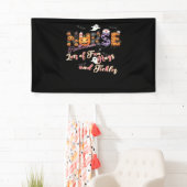 Paediactrics Nurse Fun Halloween Design Essential Banner (Insitu)