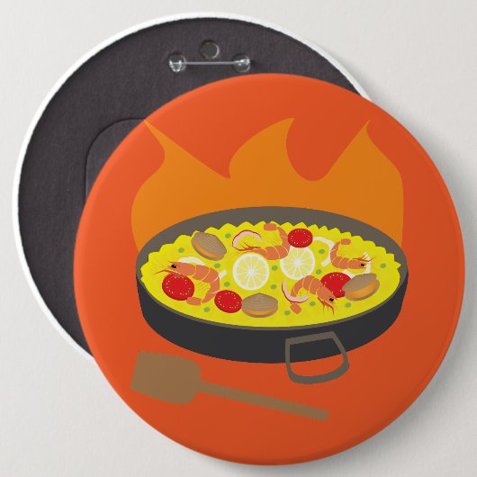 Paella Button (Vorne & Hinten)