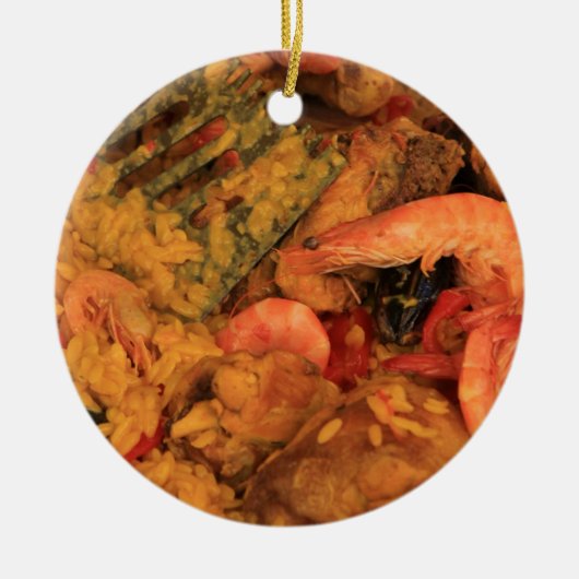 Paella Christmas Ornament (Vorne)