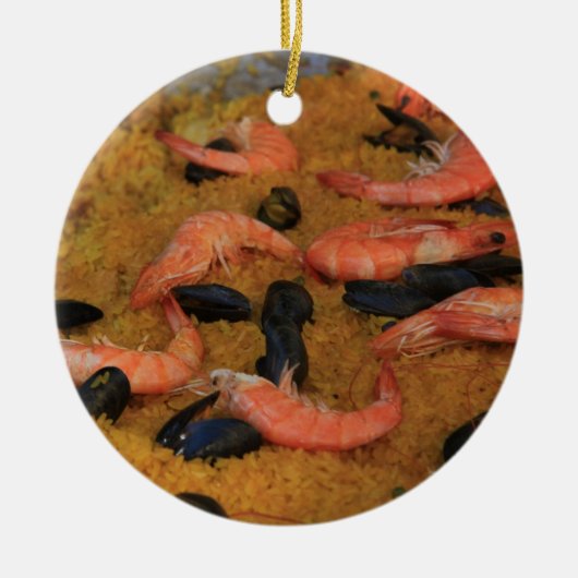 Paella Christmas Ornament (Vorne)