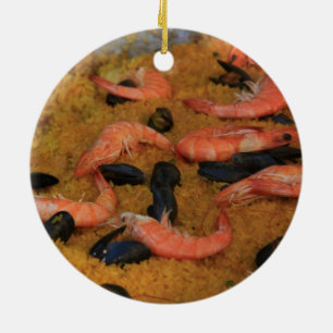 Paella Christmas Ornament