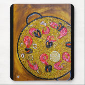 Paella De Marisco Gemälde von Alfred Fox Mousepad (Vorne)