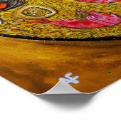 Paella De Marisco Gemälde von Alfred Fox Poster (Ecke)