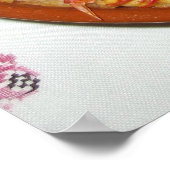 Paella De Marisco Póster Poster (Ecke)