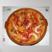 Paella De Marisco Póster Poster (Vorne)