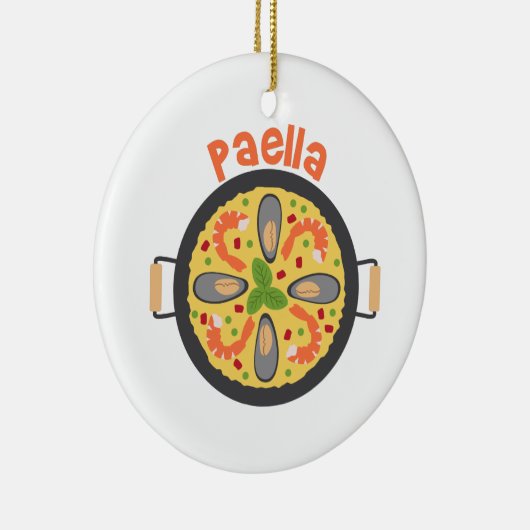 Paella Keramik Ornament (Rechts)