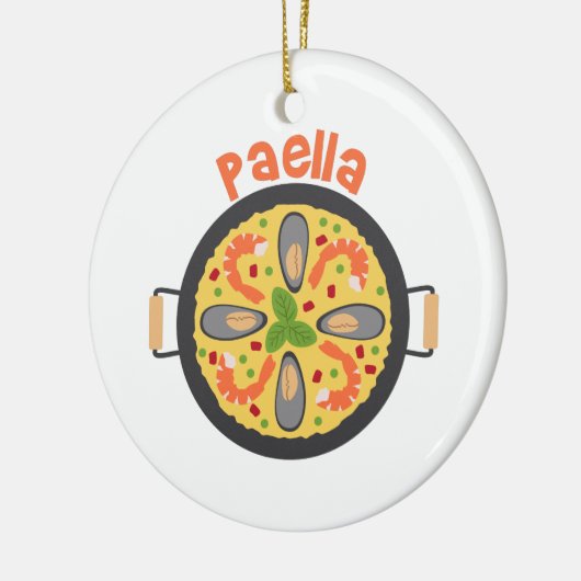 Paella Keramik Ornament (Links)