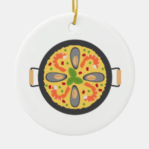 Paella Keramik Ornament