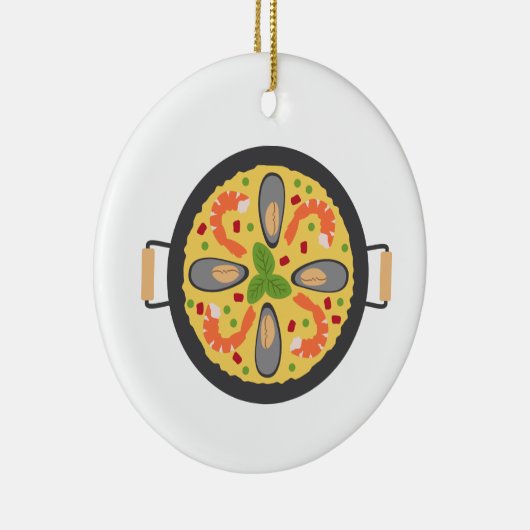 Paella Meal Keramik Ornament (Rechts)