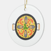 Paella Meal Keramik Ornament (Links)