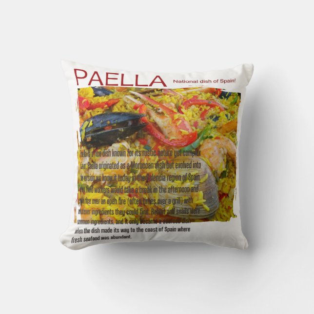 Paella Pillow! Kissen (Vorderseite)