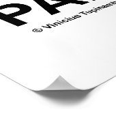 Paella Poster (Ecke)