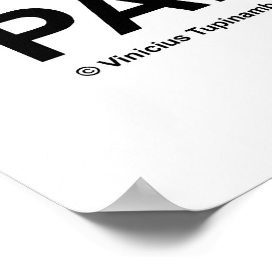 Paella Poster (Ecke)