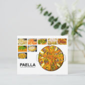 Paella Postkarte (Stehend Vorderseite)