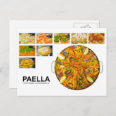 Paella Postkarte (Vorne/Hinten)