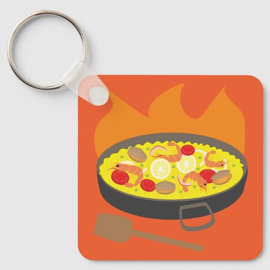 Paella Schlüsselanhänger (Vorderseite)