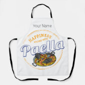 Paella Snack Vintag Spanien Paella Pan Schürze (Vorderseite)