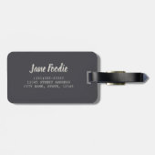 Paella wird auf einem Grillgeschenk für Koch gekoc Gepäckanhänger (Rückseite horizontal)