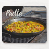 Paella wird auf einem Grillgeschenk für Koch gekoc Mousepad (Vorne)