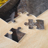 Paella wird auf einem Grillgeschenk für Koch gekoc Puzzle (Seite)