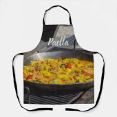 Paella wird auf einem Grillgeschenk für Koch gekoc Schürze (Vorderseite)