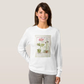 Paeonia oder Pfingstrose und Orchis myanthos T-Shirt (Vorne ganz)