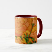 Paeony ~ (Paeonia) Tasse (VorderseiteRechts)