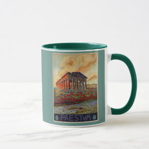 Paestum italienische Reiseanzeige altgriechischen Tasse