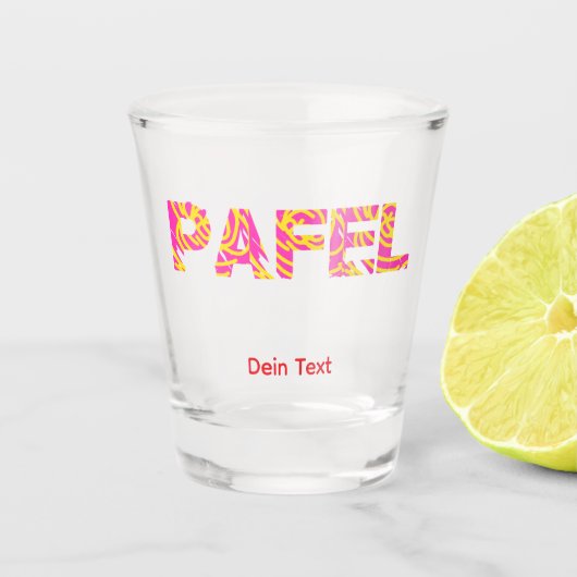 Pafel schnapsglas (Vorderseite)