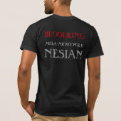 Pafic Inselbewohner durch Blut T-Shirt (Rückseite)