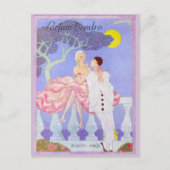 Pafum Tendre von George Barbier Postkarte (Vorderseite)