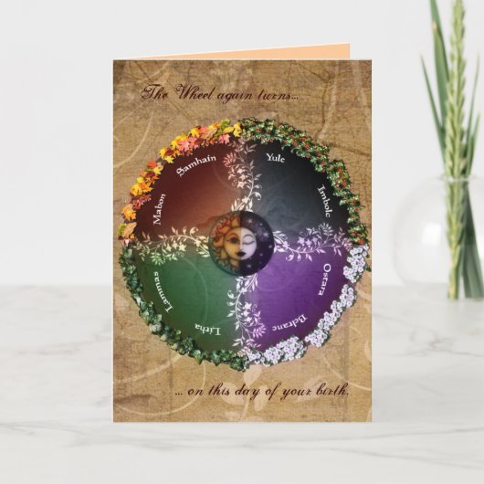 Pagan Birthday Karte (Vorderseite)