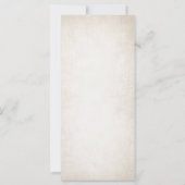 Pagan Celtic Antlers Wedding Menu (Rückseite)