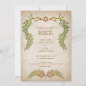Pagan Celtic Herbst Hochzeit Einladung (Vorderseite)