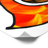 Pagan Celtic Knot Earth Air Fire Water Elements Poster (Ecke)