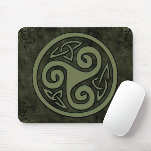 Pagan Celtic Triskelion Mouse Pad Mousepad (Mit Mouse)