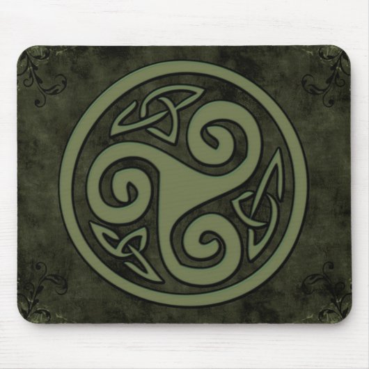 Pagan Celtic Triskelion Mouse Pad Mousepad (Vorne)