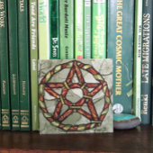 Pagan Druid Pentagram Kunst, Dichtung und Musik Poster