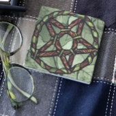 Pagan Druid Pentagram Kunst, Dichtung und Musik Steinuntersetzer