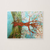 Pagan Dryad Tree Goddess Wiccan Art Puzzle (Horizontal)