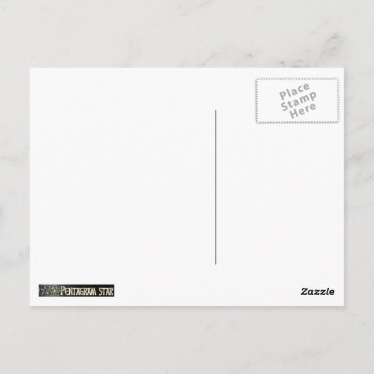 Pagan Ehesymbol Postkarte (Rückseite)