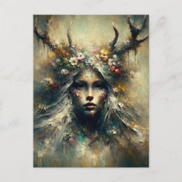 Pagan Elen of the Ways Postkarte