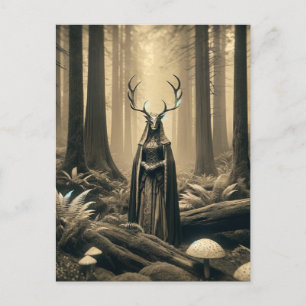 Pagan Elen of the Ways Sepia Postkarte